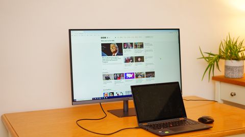 KTC A32Q8 Smart Monitor during our review process