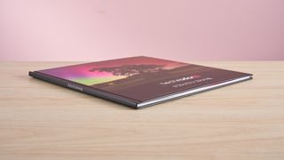 Shutterfly Photo Book on wooden surface