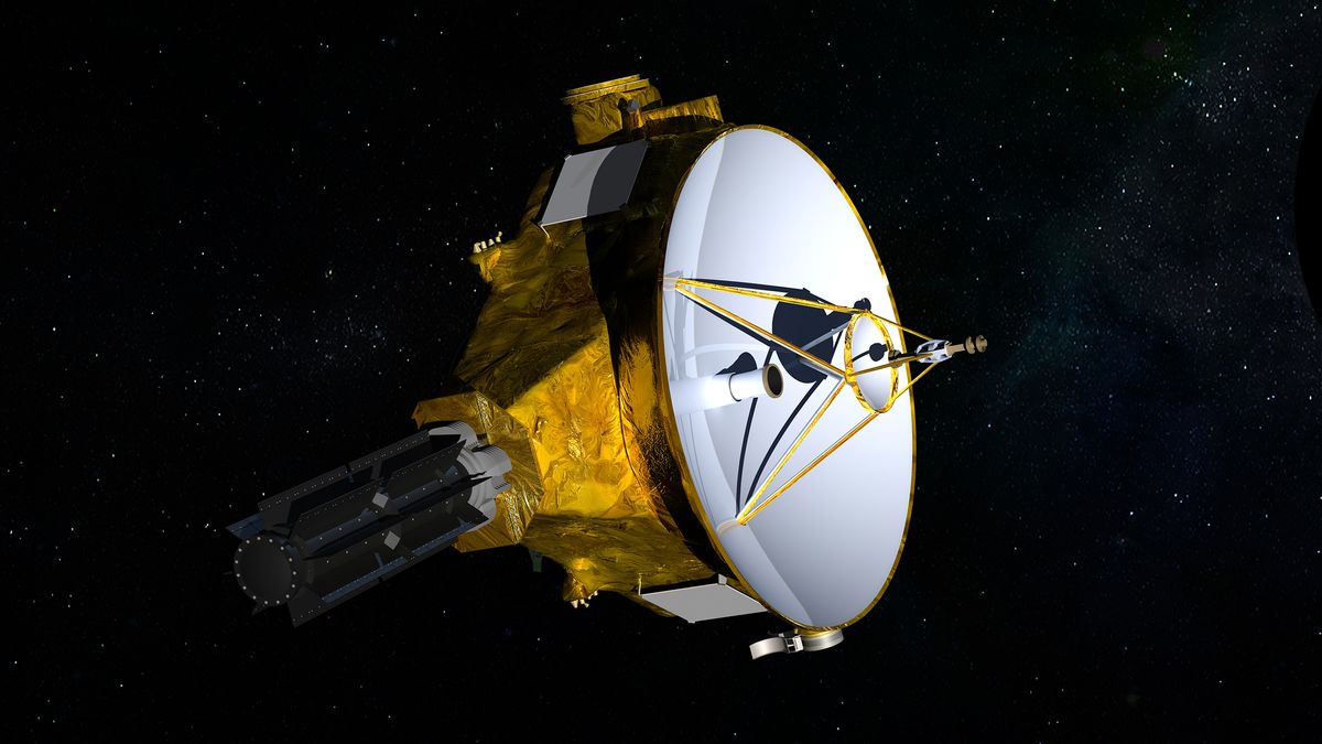 Artist&#039;s impression of NASA&#039;s New Horizons spacecraft.