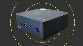 The MSI Cubi NUC 1M on the ITPro background