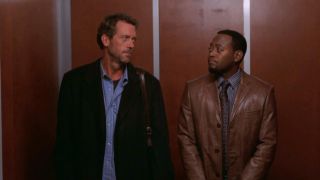 Hugh Laurie and Omar Epps in the House M.D TV series