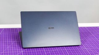 An LG Gram Superslim on a desk