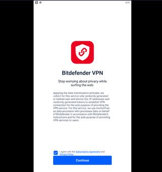 Bitdefender Premium VPN in action