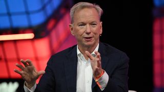 Former Google CEO Eric Schmidt pictured during day two of Collision 2022 at Enercare Centre in Toronto, Canada.