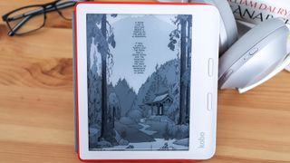 Comic frame on the Kobo Libra 2