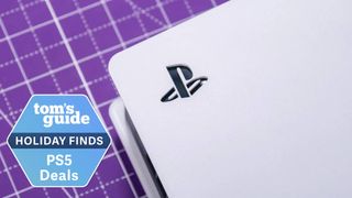 PS5 Pro console with a Tom's Guide deal tag