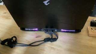 Aorus 17x charging ports