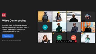 Website screenshot for 8x8 Videoconferencing