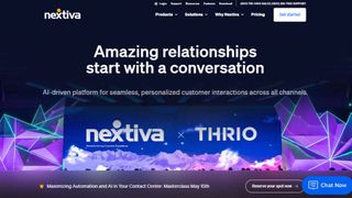 Nextiva website screenshot.