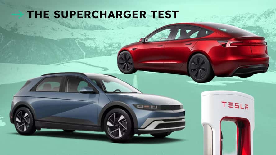 Tesla Model 3 VS. Hyundai Ioniq 5: The Tesla Supercharger Test