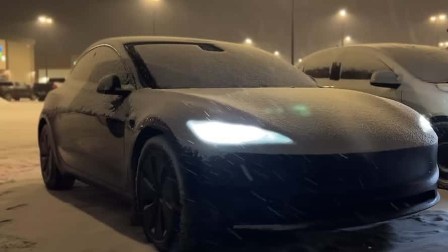 Tesla Model 3 Left On Overnight In Freezing Canada: Here's The Energy It Lost