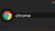 Chrome logo on a dark background