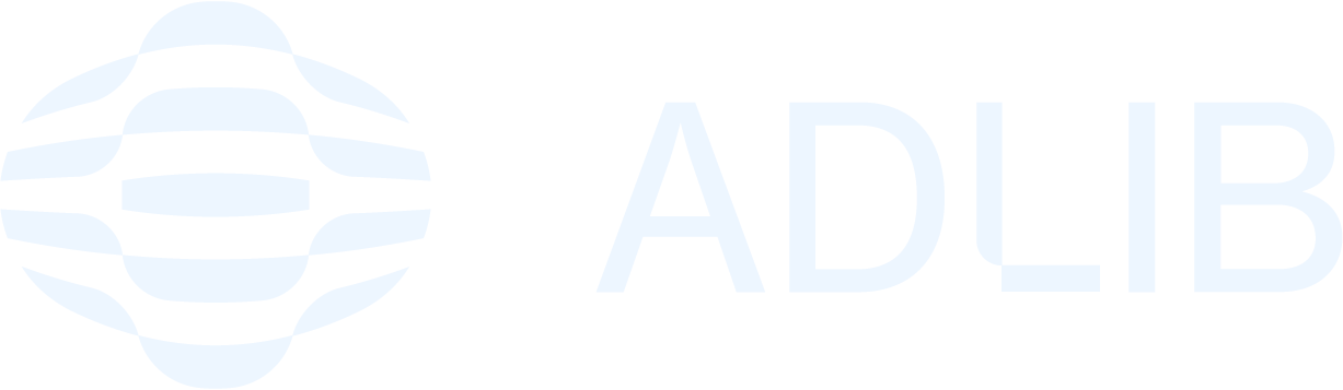 adlib logo white