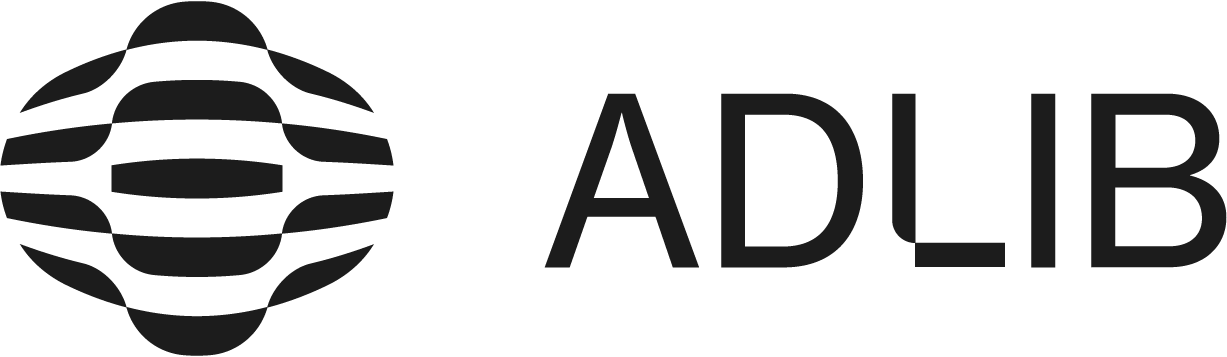 adlib logo black