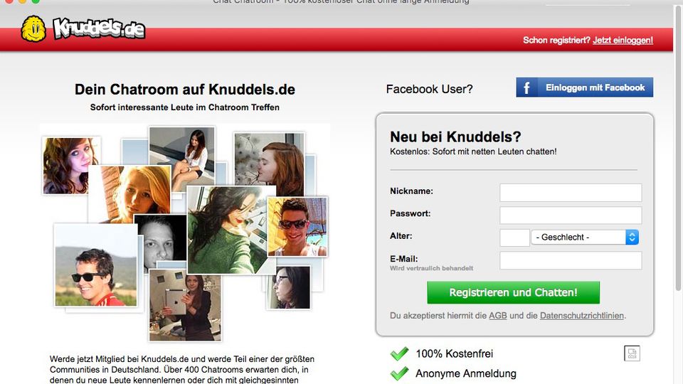 Knuddels-Website