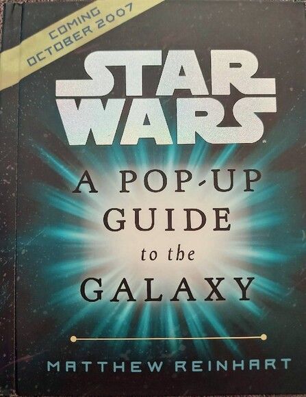 STAR WARS A POP UP GUIDE TO THE GALAXY Promo card