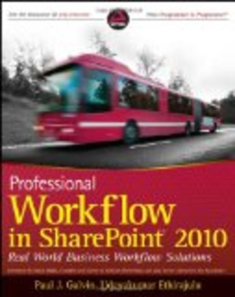 Professional Workflow 4 in SharePoint 2010