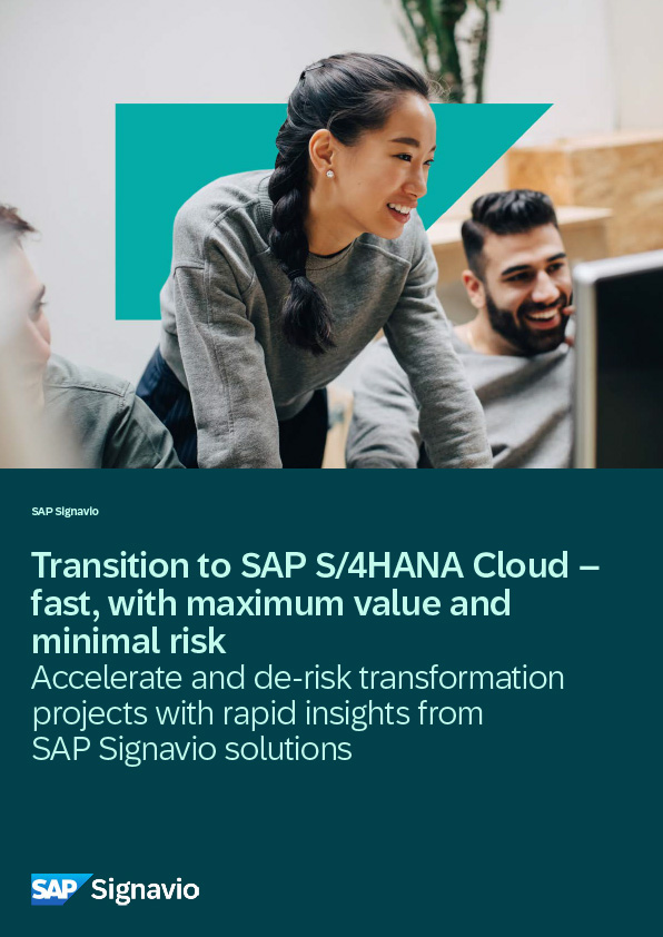 Plug and gain approach for the transition to SAP S/4HANA Cloud Preview Image