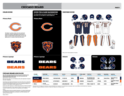 Chicago Bears Logo Slick