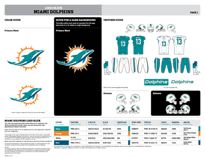 Miami Dolphins Logo Slick