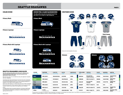 Seattle Seahawks Logo Slick