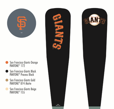 San Francisco Giants Pantone Colors