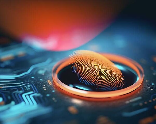 Digital fingerprint scanner, scan biometric identity and access password thru fingerprint