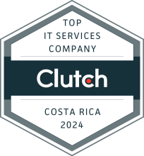 Clutch badge of Top IT services company in Costa Rica