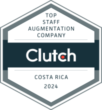 Clutch badge of Top Staff augmentation company