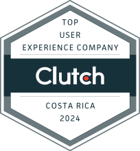 Clutch badge of Top user experience company