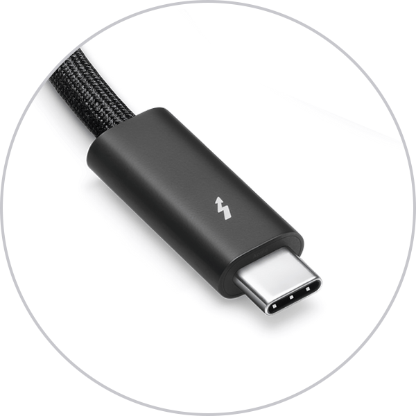 Cable Thunderbolt 4 con funda trenzada