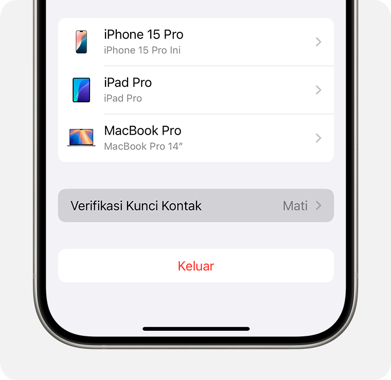 In iPhone Settings, turn on Contact Key Verification.