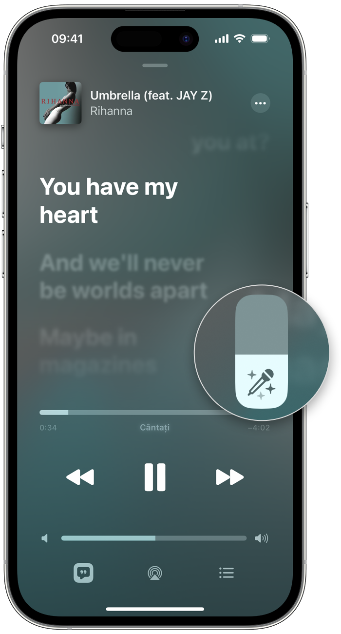 ios-16-iphone-14-pro-music-now-playing-lyrics-vocal-volume-callout
