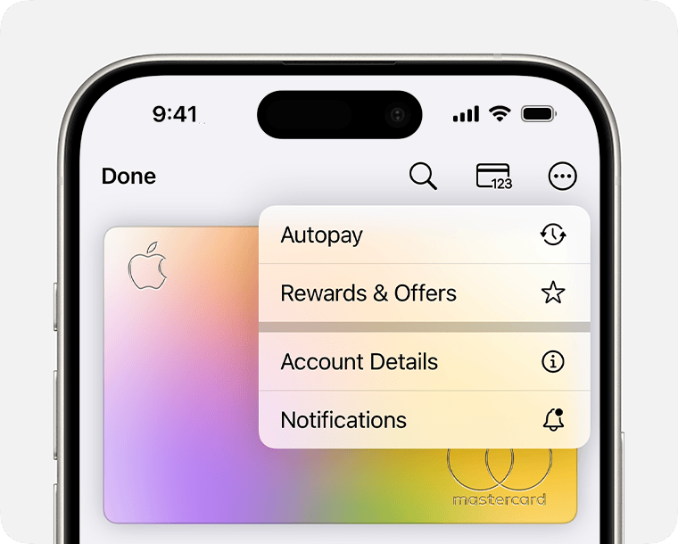 Set up automatic payments for Apple Card in the Wallet app