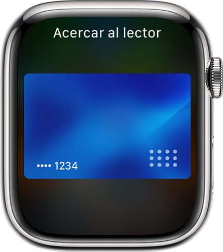 Apple Watch en el que se muestra un pago completado con Apple Pay.