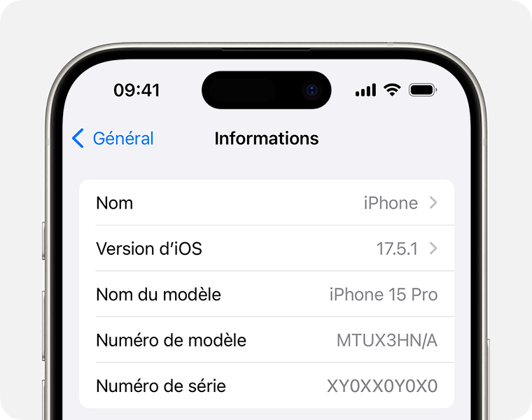 Dans l’app Réglages, vous pouvez trouver la version d’iOS utilisée sur votre iPhone. 