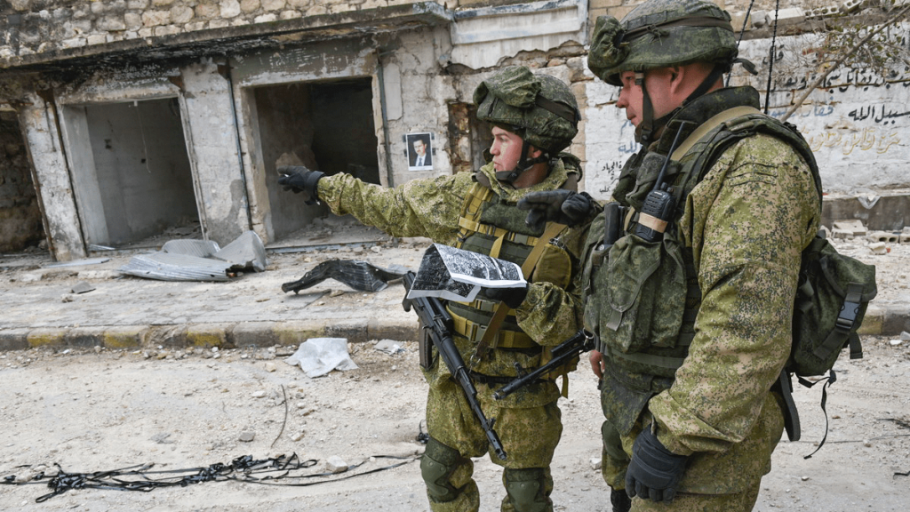 Image: International Mine Action Center of the Russian Ministry of Defense in Aleppo, Syria. Credit: Ministry of Defence of the Russian Federation.