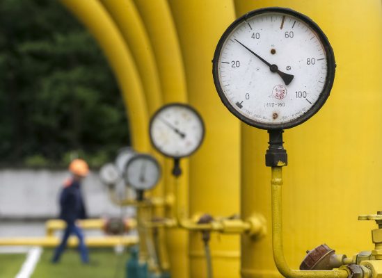 Photo: Pressure gauges, pipes and valves are pictured at an "Dashava" underground gas storage facility near Striy, Ukraine May 28, 2015. Ukrainian state energy firm Naftogaz paid Russia's Gazprom another $30 million in prepayment for gas supplies, the Ukrainian company said on Wednesday. Credit: REUTERS/Gleb Garanich