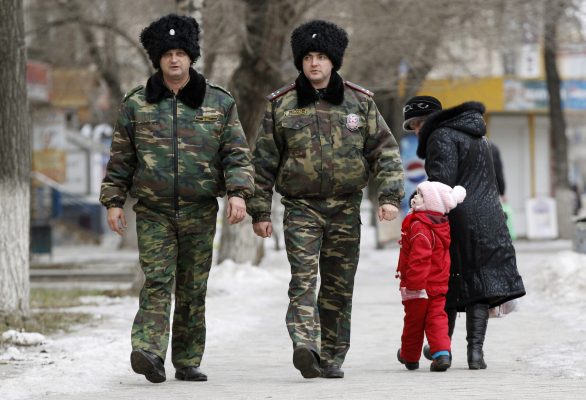 Photo: Russian cossacks patrol in central Volgograd, January 2, 2014. The suspected involvement of converts to Islam in Russian suicide bombings points to the growing reach of jihadists far beyond the Muslim provinces of Chechnya and Dagestan, where insurgency and separatism have simmered for two decades. Russian news media say the authorities suspect an ethnic-Russian convert to Islam may have been behind one of the two suicide bombings that killed a total of 34 people in the past two days in Volgograd, a southern Russian city. Credit: REUTERS/Vasily Fedosenko