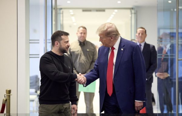 Ukrainian President Zelenskyy in New York with President-Elect Donald Trump. Working Visit of the President of Ukraine to the US. Credit: The Presidential Office of Ukraine via Reuters.