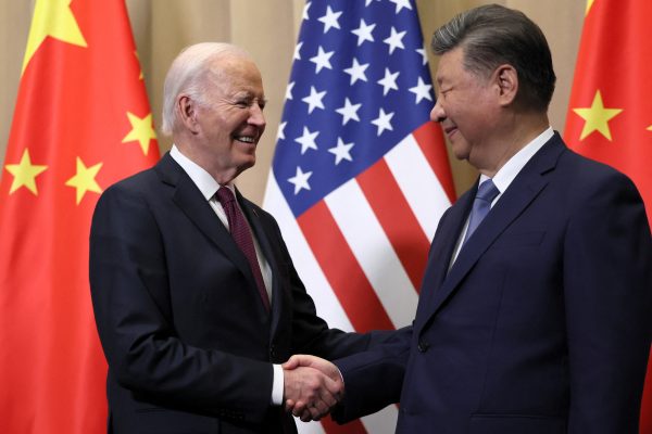 Photo: US President Joe Biden meets with China's President Xi Jinping on the sidelines of the APEC Summit in Lima, Peru, November 16, 2024. Credit: REUTERS/Leah Millis/Pool