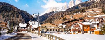 Planinske kuće u gradu 'Campitello di Fassa'