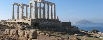 Sounion şehrindeki villalar