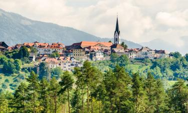 Hotell med parkering i Radovljica