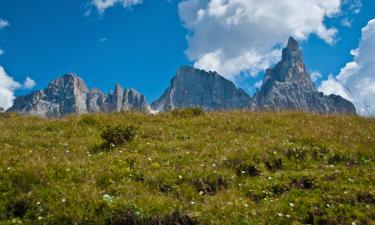 Síközpontok San Martino di Castrozzában