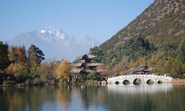 Lijiang şehrindeki hosteller