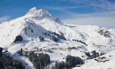 Warth am Arlberg şehrindeki konukevleri