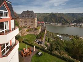 Hotel Schloss Rheinfels，聖戈阿爾的飯店