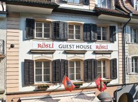 ROESLI Guest House, hotel v destinaci Luzern