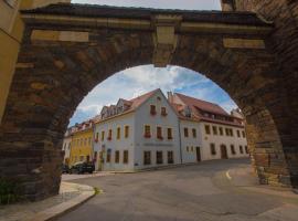 Hotel Blaue Blume, hotel di Freiberg